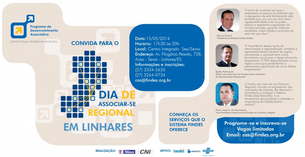 CONVITE - DIA DE REGIONAL LINHARES